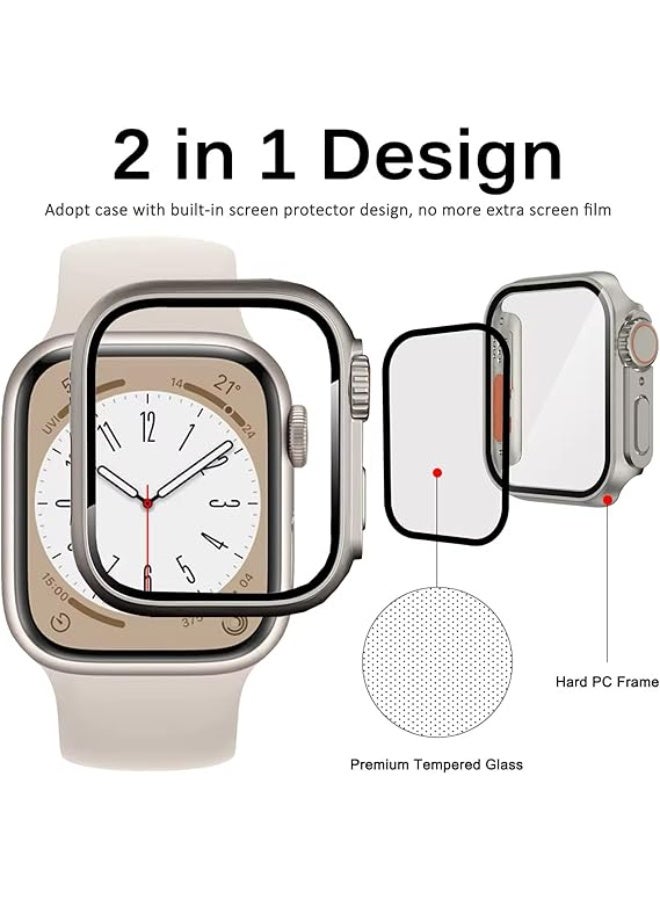 فكرة حافظة Fekra PC لـ Apple Watch Series 10 46 مم، تغيير إلى غطاء Ultra Look [تحويل إلى Ultra 2/1 ترقية] حافظة محولة مع واقي شاشة لـ iWatch Series 10 (46 مم) (شفافة) - Image 4